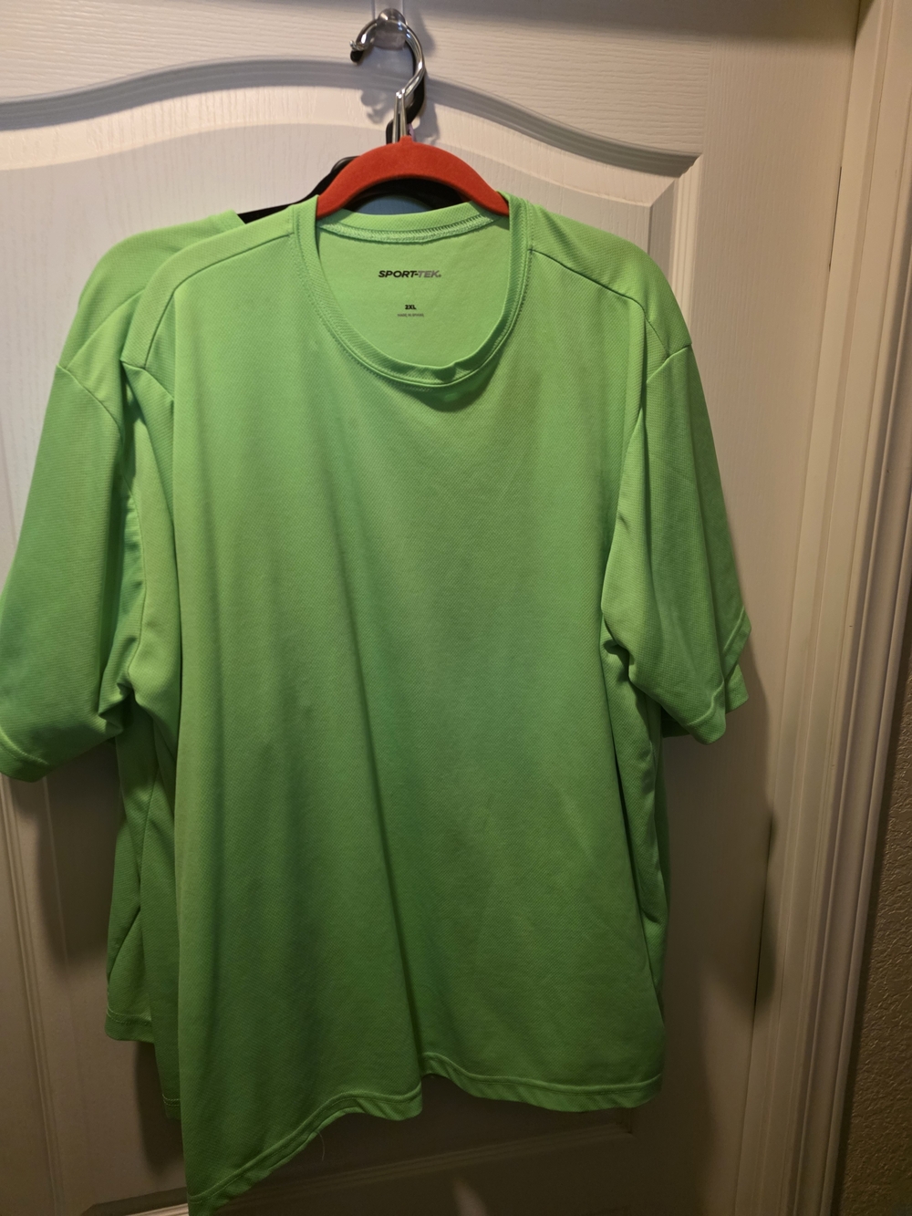 Sport-Tek Men’s Bright Lime Crew Neck Performance Tee
